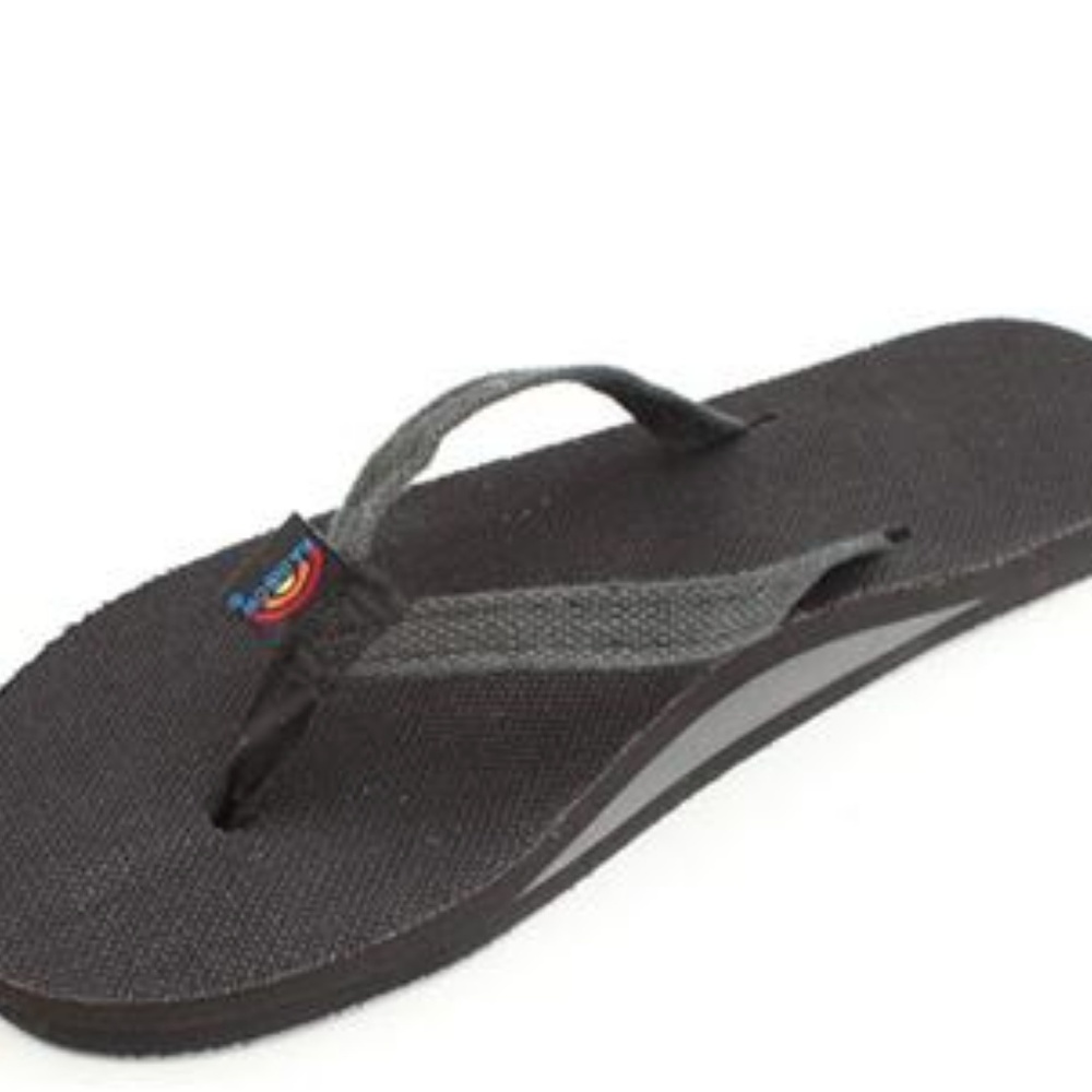Black Rainbow Sandals